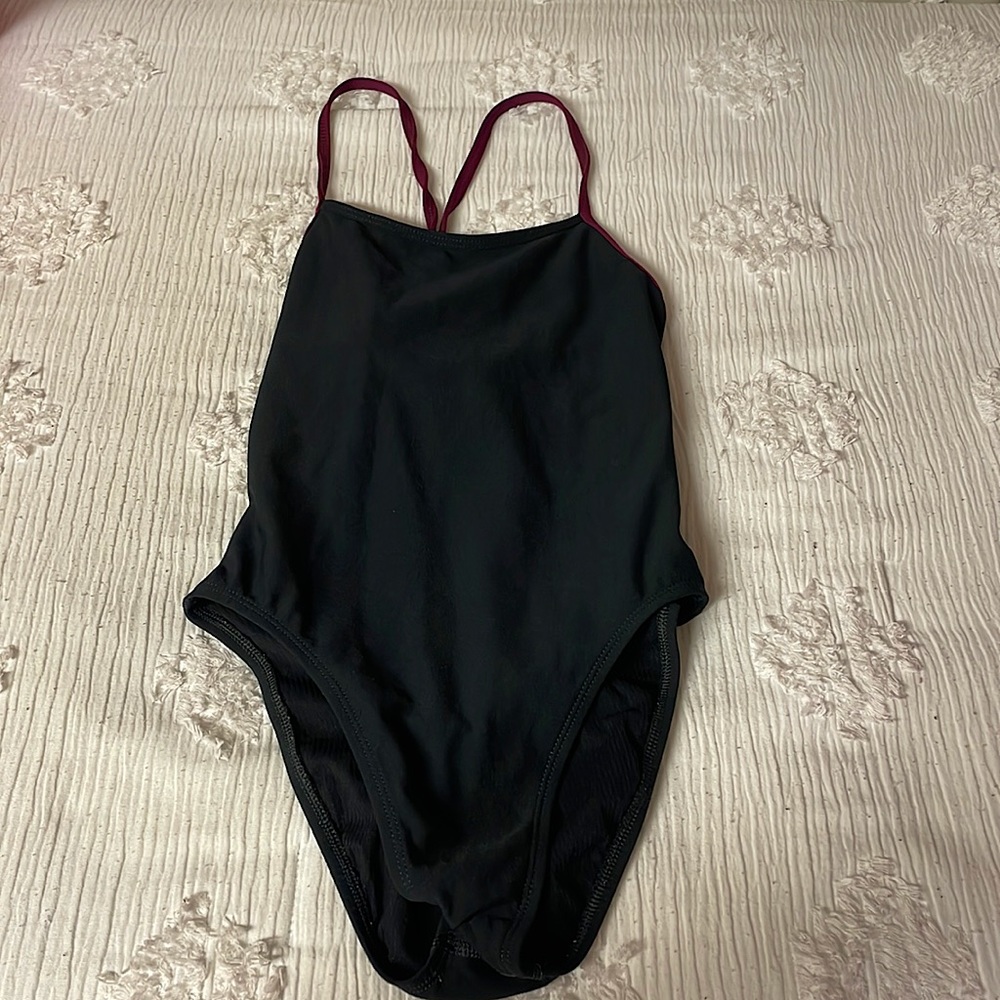 Jolyn One Piece Tie Back Training Swim Suit